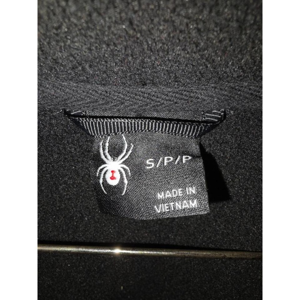 Spyder Pullover Sweatshirt Quarter Zip Athletic Pullover Top Blue Black S - Picture 3 of 6